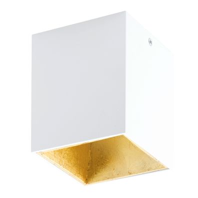 Decken LED | Modern | Weiß | Golden | Leuchte Aufbauspot Aufbaustrahler Deckenstrahl