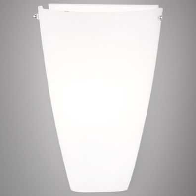 Wand Leuchte Weiß | Glas | Lampe Wandlampe Wandleuchte