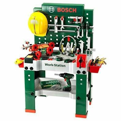 Theo Klein 8485 Bosch Werkbank Nr.1 Spielzeug Kinder Werkzeug Bauen 150 Teilig