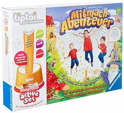 Ravensburger tiptoi 00044 Active Set Mitmach Abenteuer Kinderspiel Spielzeug