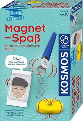 Kosmos 658137 Magnet-Spaß Magnetismus Experimentierset Kinder Lernspielzeug