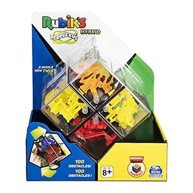 Spin Master Games Rubiks Perplexus Hybrid Kugellabyrinth Zauberwürfel Motorik
