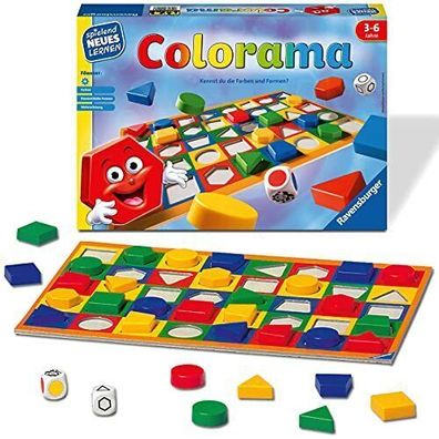 Ravensburger 24921 Colorama Zuordnungsspiel Konzentrationsspiel Spielzeug Kinder