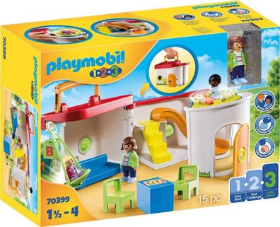 Playmobil 1.2.3 70399 Mein Mitnehm Kindergarten Spielplatz Kinder Spielzeug