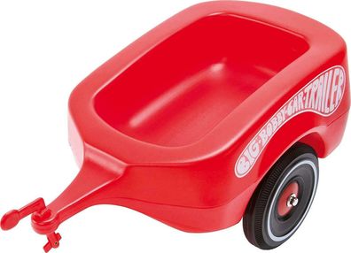 BIG ?26016 Bobby Car Trailer Anhänger Kupplung Rot bis 25 kg 50 x 24 x 29 cm