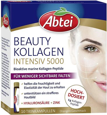 Abtei Beauty Kollagen Intensiv 5000 Beauty Gegen Falten Hochdosiert 10 Ampullen