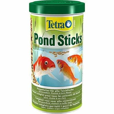 Tetra Pond Sticks Hauptfutter Fischfutter Teichfische Gesundheit Vitalität 1 L