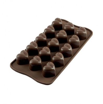 Silikomart Schokoladenform Monamour Herzpralinen