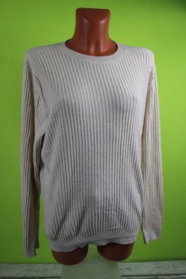 MNG dünner Pulli S passt L 42 Pullover Strickpullover Sweater Shirt Strick creme