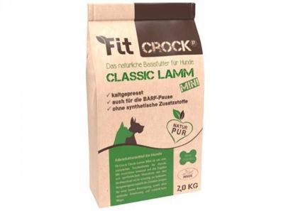 Fit-Crock Classic Lamm Mini Hundefutter 2 kg