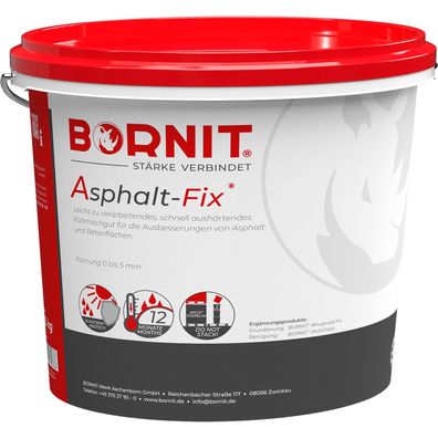BORNIT®-Asphalt-Fix Reaktivasphalt für Ausbesserungsarbeiten in Asphalt und Beton