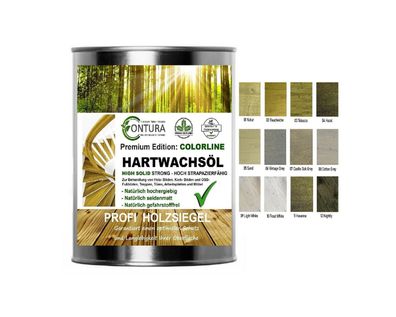 750ml. Contura Farbiges Hartwachsöl Colorline Premium Hartwachs