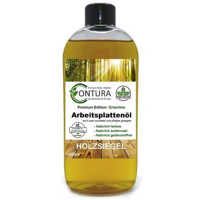 Contura Arbeitsplattenöl Greenline Edition 250ml Pflegeöl Holzöl Holz Öl Holzsch