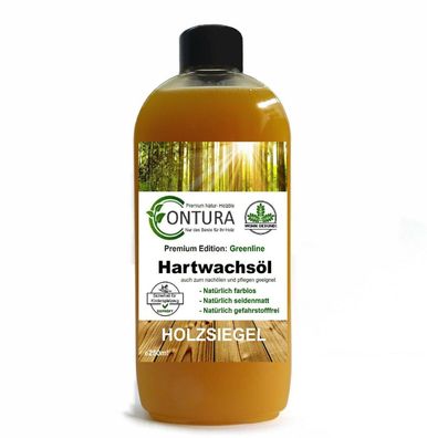 Contura Hartwachsöl Greenline Edition 250ml Möbelöl Holzöl Hartwachs Pflegeöl fa