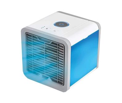 JUNG Mini Luftkühler mit Verdunstungskühlung, Entfeuchter Ventilator Luftkühler