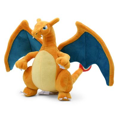 21-25cm Funny Pokémon Stofftier Puppe Evolution Charizard Plüschtier Doll Gelb02