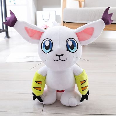 33CM Tailmon Stofftier Puppe Anime Digital monster Plüschtier Digimon Doll