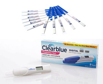Clearblue Digitaler Schwangerschaftstest mit . Wochenbestimmung plus 5 Ultrafrühtests