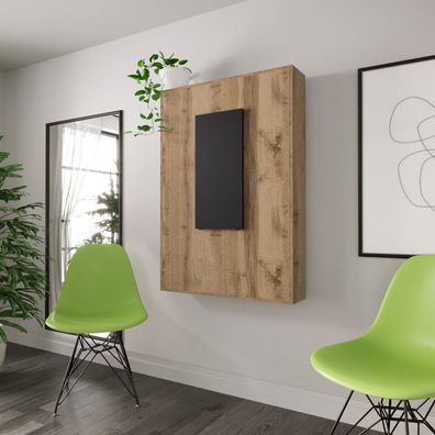 Selsey ESPIGO - Esstisch / Wandtisch klappbar mit Regal, 130 x 80 cm