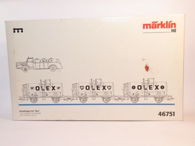 Märklin 46751 - Kesselwagen-Set "Olex" - HO - 1:87 - Originalverpackung