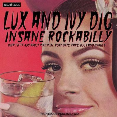 Various Artists: Lux And Ivy Dig Insane Rockabilly - Cherry Red - (CD / Titel: Q-Z)