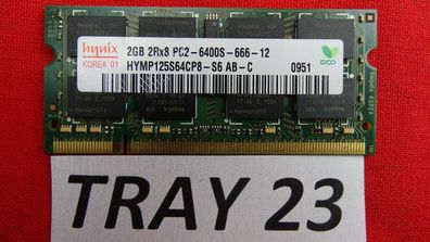 Hynix 2GB 2Rx8 PC2-6400S-666-13-F1.800 PC2-6400 , DDR2 SDRAM, 800 Mhz