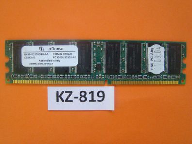 Infineon HYS64D32300GU-5-C (256 MB, DDR RAM, 400 MHz) RAM Module #Kz-819