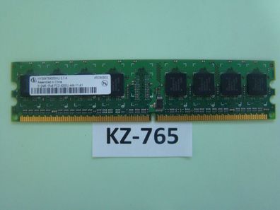 Qimonda HYS64T64000HU-3.7-A' 512 MB DDR2-RAM 1Rx8 PC2-4200U non-ECC #Kz-765