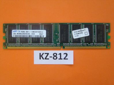 Samsung 512MB DDR RAM - M368L6523CUS-CCC PC3200U DDR 400Mhz #KZ-812