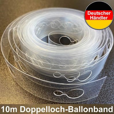 2x 5m Ballon Band Ballongirlande Luftballon Deko Geburtstag Hochzeit Girlande