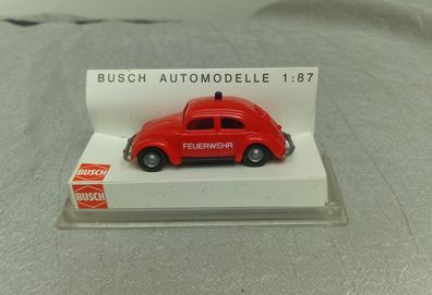 VW Brezelkäfer 1200, Feuerwehr, Busch