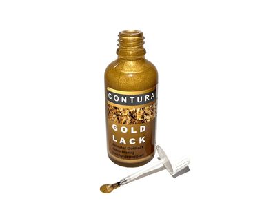 Contura Premium Goldlack Effektfarbe Effektlack Holz und Metall
