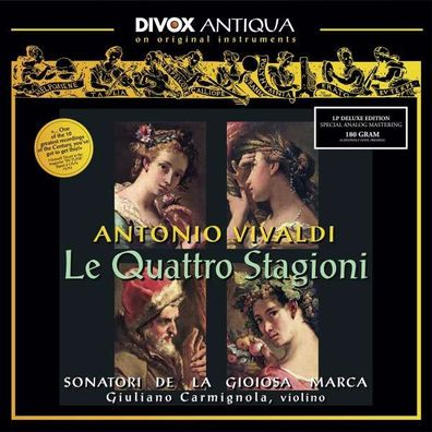 Concerti op.8 Nr.1-4 "4 Jahreszeiten" (180g): Antonio Vivaldi (1678-1741) - Divox ...