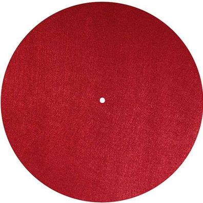 Dynavox Plattentellerauflage (Rot Filz) - Dynavox - (Vinyl / Zubehör)