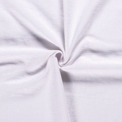 Leinen Meterware Uni weiß - Ramie - Leinenstoff - Leinen gefärbt 50 cm x 140 cm