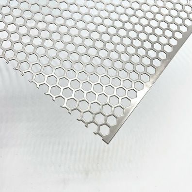 Edelstahl blank HV 7-9 1,0 mm hexagonal