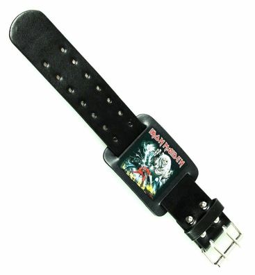Iron Maiden Number Of The Beast Kunstleder Armband-faux leather strap Neu New