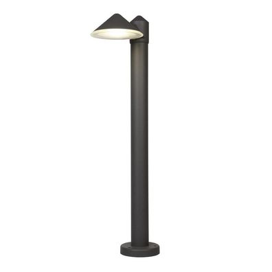 Eco-Light Alu LED Wegeleuchte "Cone" 80cm IP54 12W 11876-N3-800-GR