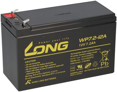 Akku für Panasonic LC-R127R2PG 12V 7,2Ah AGM Batterie