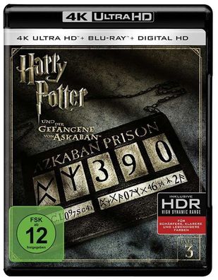 Harry Potter 3 (UHD + BR) Gefangene v. Ask. 2Disc's 4K Ultra - WARNER HOME ...