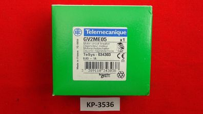 Schneider Telemecanique Motorschutzschalter, GV2ME05 0,63- 1A