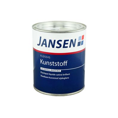 Jansen Flüssigkunststoff 0,75 Liter Farbton: RAL 7032 - Kieselgrau