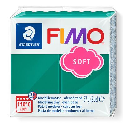 Modelliermasse FIMO soft smaragd