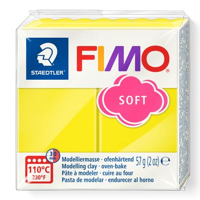 Modelliermasse FIMO soft limone