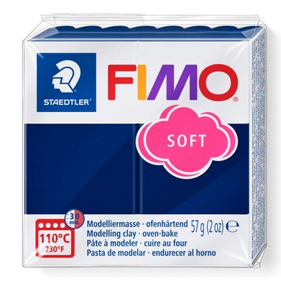 Modelliermasse FIMO soft windsorblau