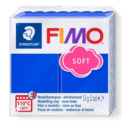 Modelliermasse FIMO soft brillantblau