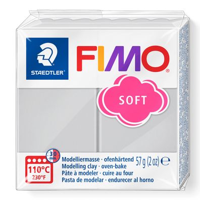 Modelliermasse FIMO soft delphingrau