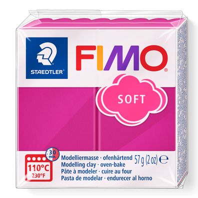 Modelliermasse FIMO soft himbeere