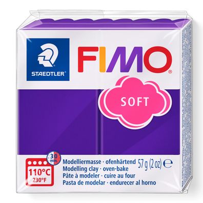 Modelliermasse FIMO soft pflaume