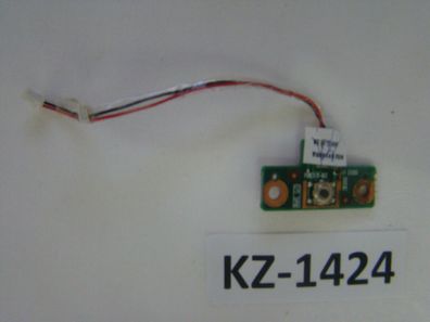 Toshiba Satellite L350D-206 Powerbutton Platine Board #KZ-1424